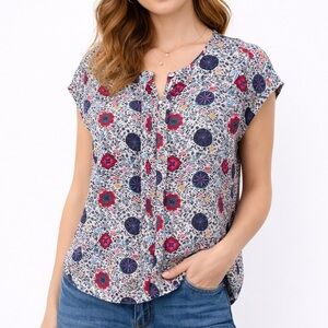 Boden Women’s Multicolor Floral Blouse Size 14